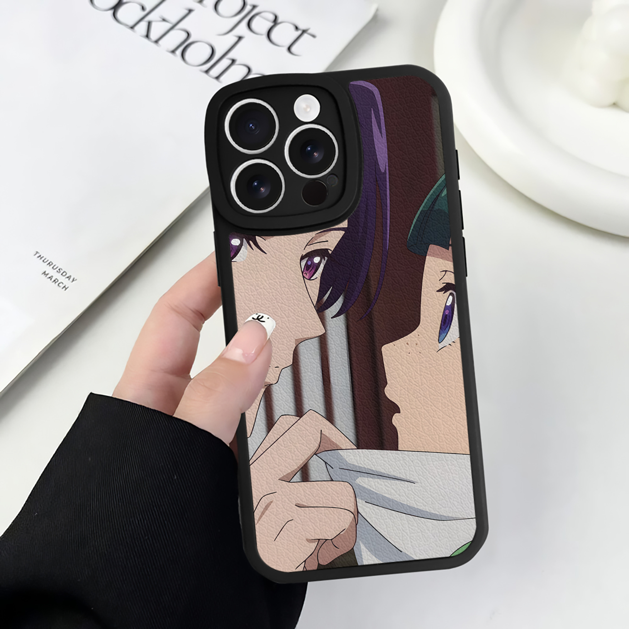 薬屋のひとりごと The Apothecary Diaries 【iPhone 16シリーズ対応】シリコンスマホケース（レザー調） 材質：シリコン